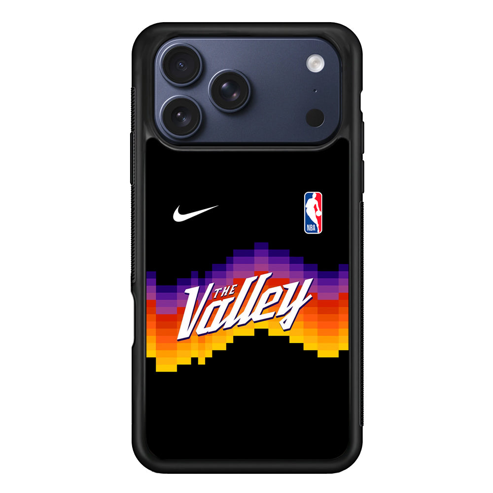 NBA Phoenix Suns Black Nike iPhone 17 Pro Case - Altracase