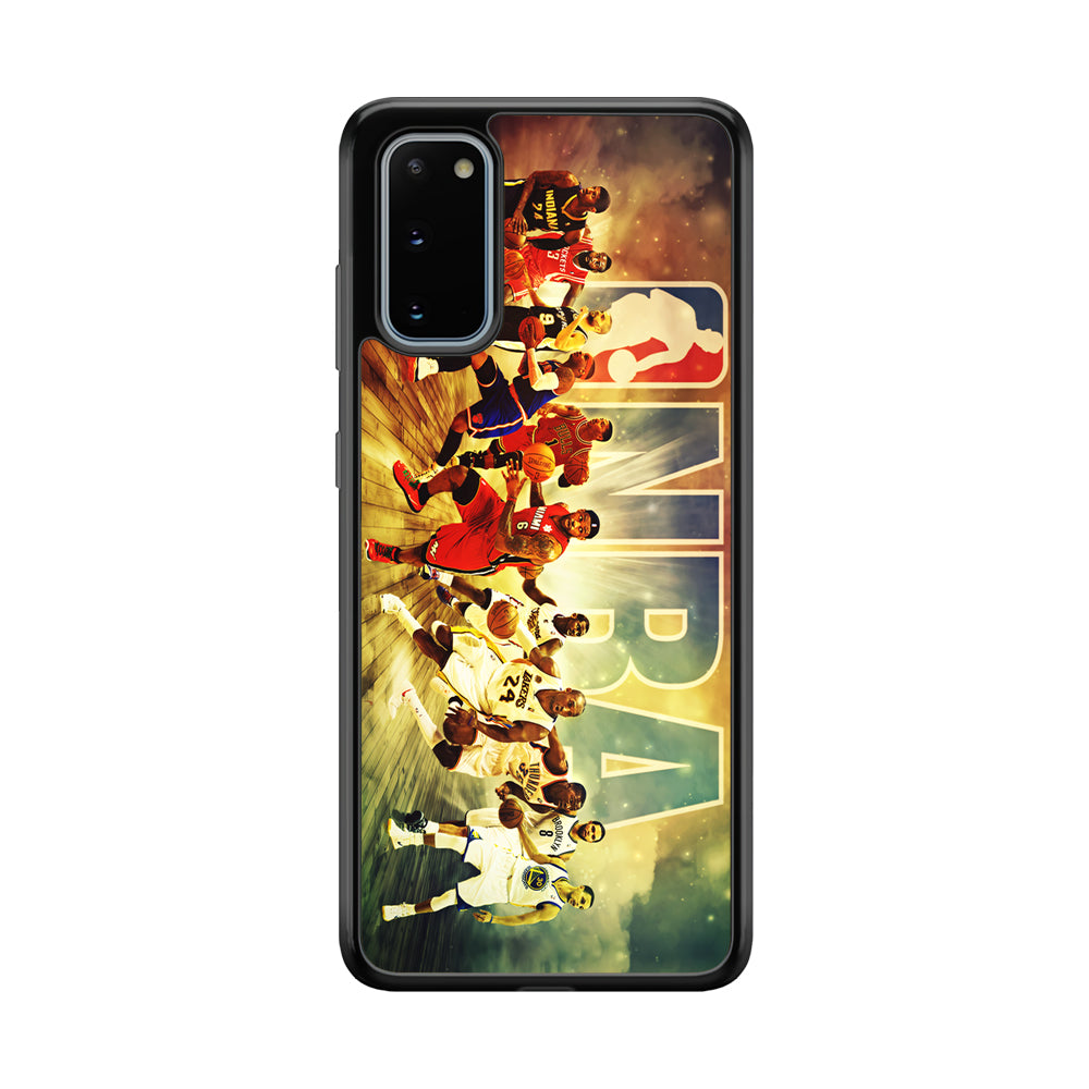 NBA Players Stars Samsung Galaxy S20 Case-Phone Case-Rubber Black (2D Case)-Altracase