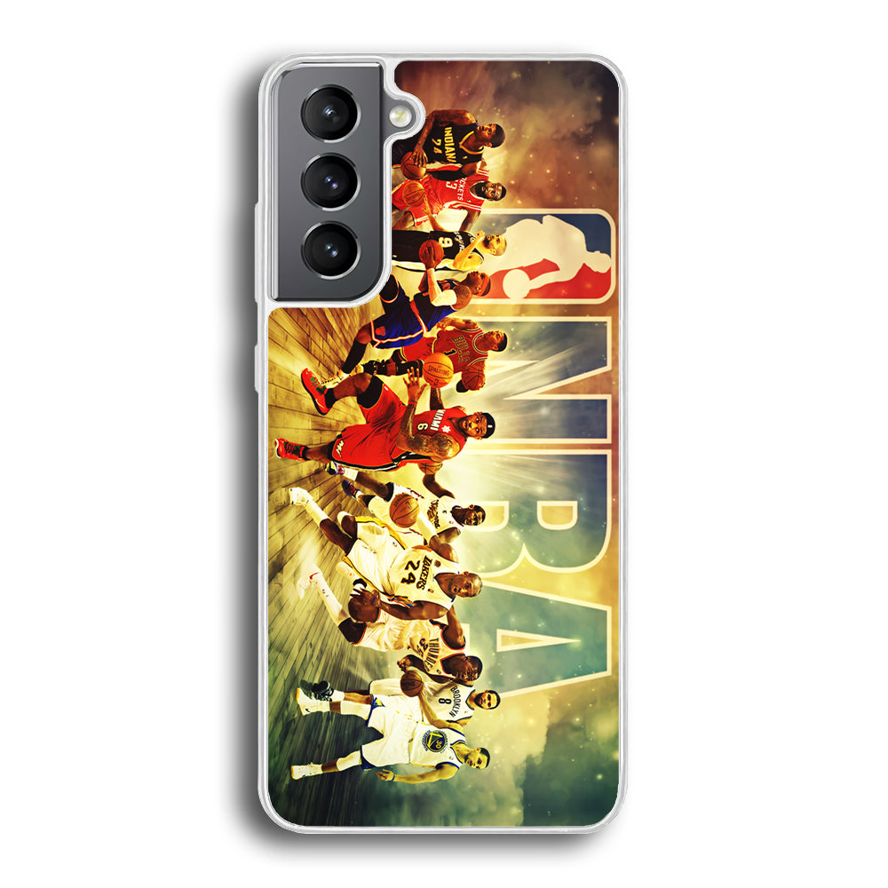 NBA Players Stars Samsung Galaxy S22 Case-Phone Case-Rubber White (2D Case)-Altracase