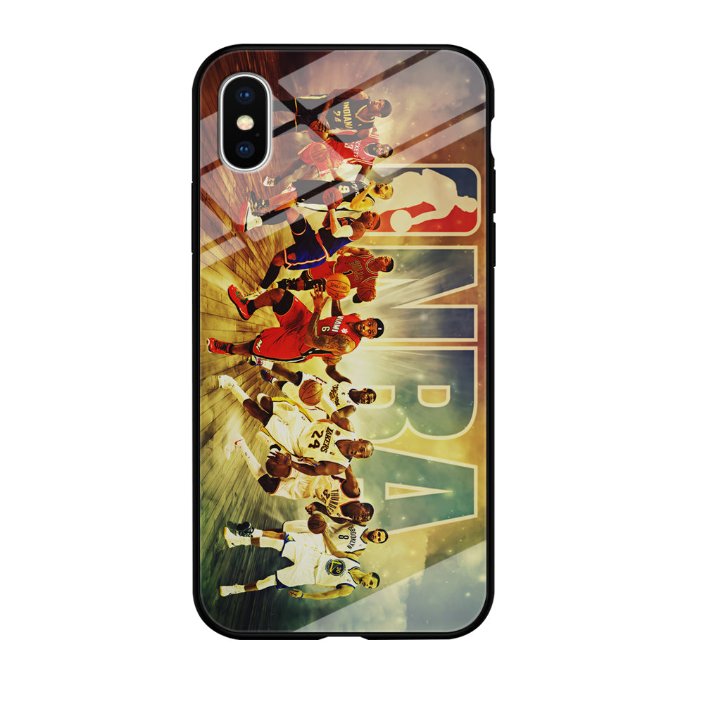 NBA Players Stars iPhone X Case-Phone Case-Tempered Glass Case-Altracase