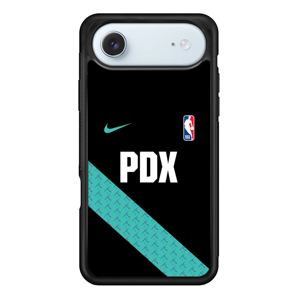 NBA Portland Trail Blazers Black Nike iPhone 17 Air Case - Altracase