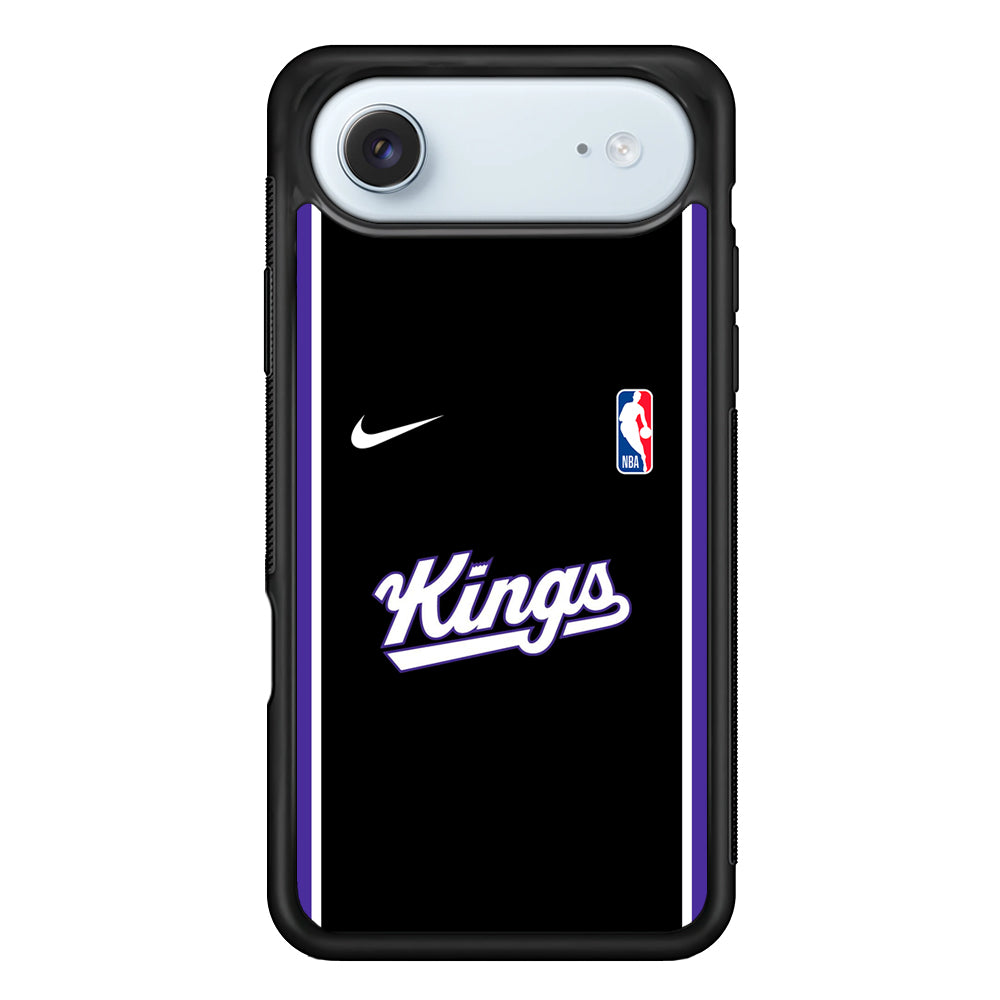 NBA Sacramento Kings Black Nike iPhone 17 Air Case - Altracase