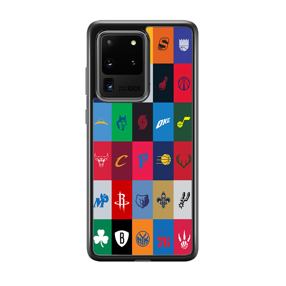 NBA Team Logos Samsung Galaxy S20 Ultra Case-Phone Case-Tempered Glass Case-Altracase