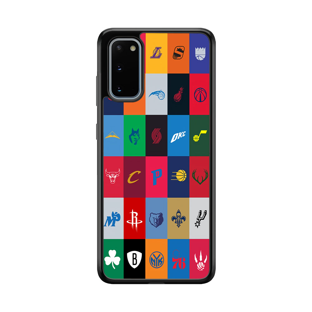 NBA Team Logos Samsung Galaxy S20 Case-Phone Case-Tempered Glass Case-Altracase