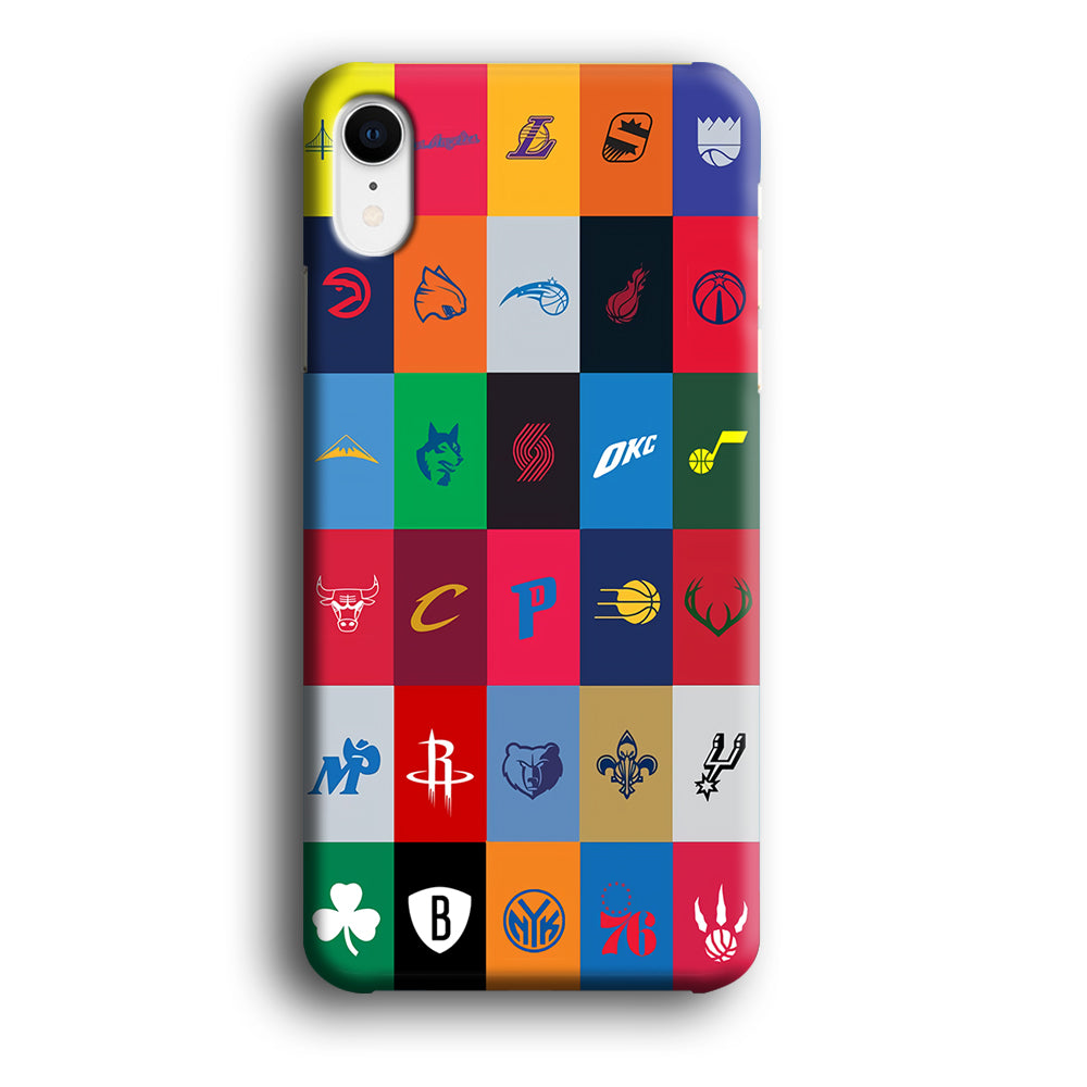 NBA Team Logos iPhone XR Case-Phone Case-3D Case-Altracase