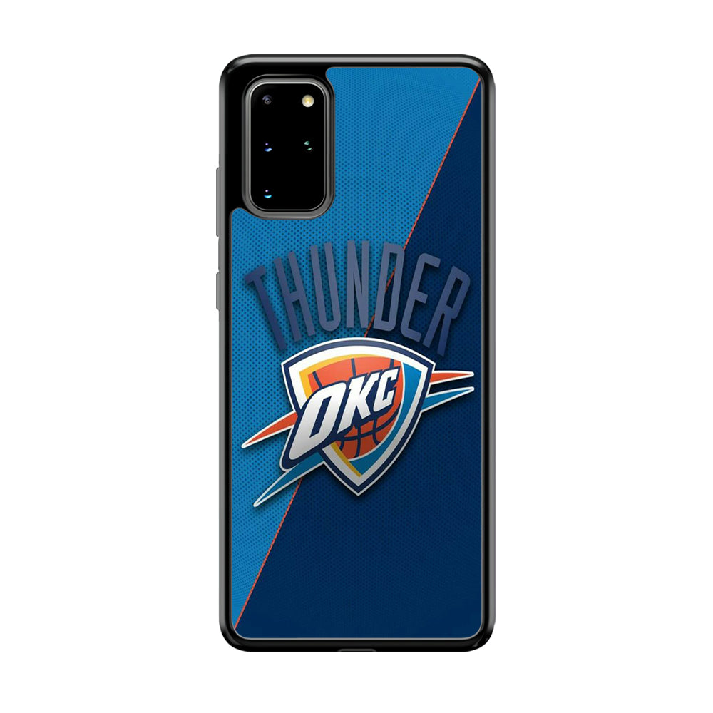 NBA Thunder Basketball 001 Samsung Galaxy S20 Plus Case-Phone Case-Tempered Glass Case-Altracase