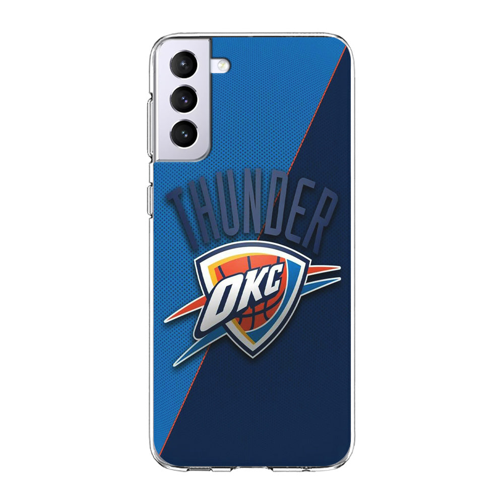 NBA Thunder Basketball 001 Samsung Galaxy S22 Case-Phone Case-Clear Soft Case-Altracase