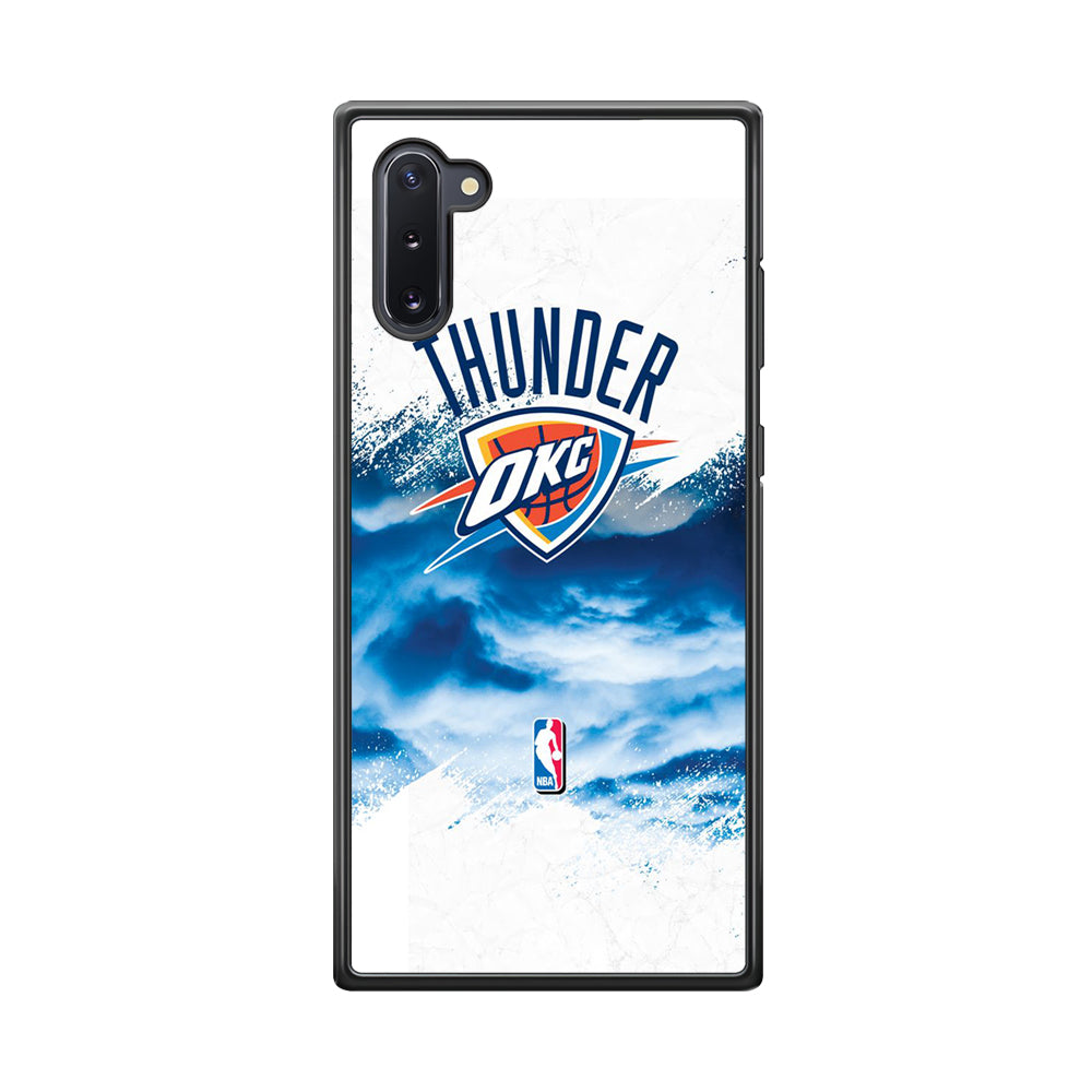 NBA Thunder Basketball 002 Samsung Galaxy Note 10 Case-Phone Case-Tempered Glass Case-Altracase
