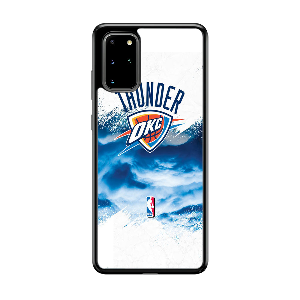 NBA Thunder Basketball 002 Samsung Galaxy S20 Plus Case-Phone Case-Tempered Glass Case-Altracase