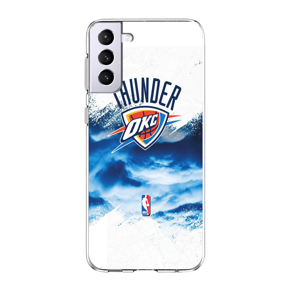 NBA Thunder Basketball 002 Samsung Galaxy S24 Plus Case-Phone Case-Clear Soft Case-Altracase