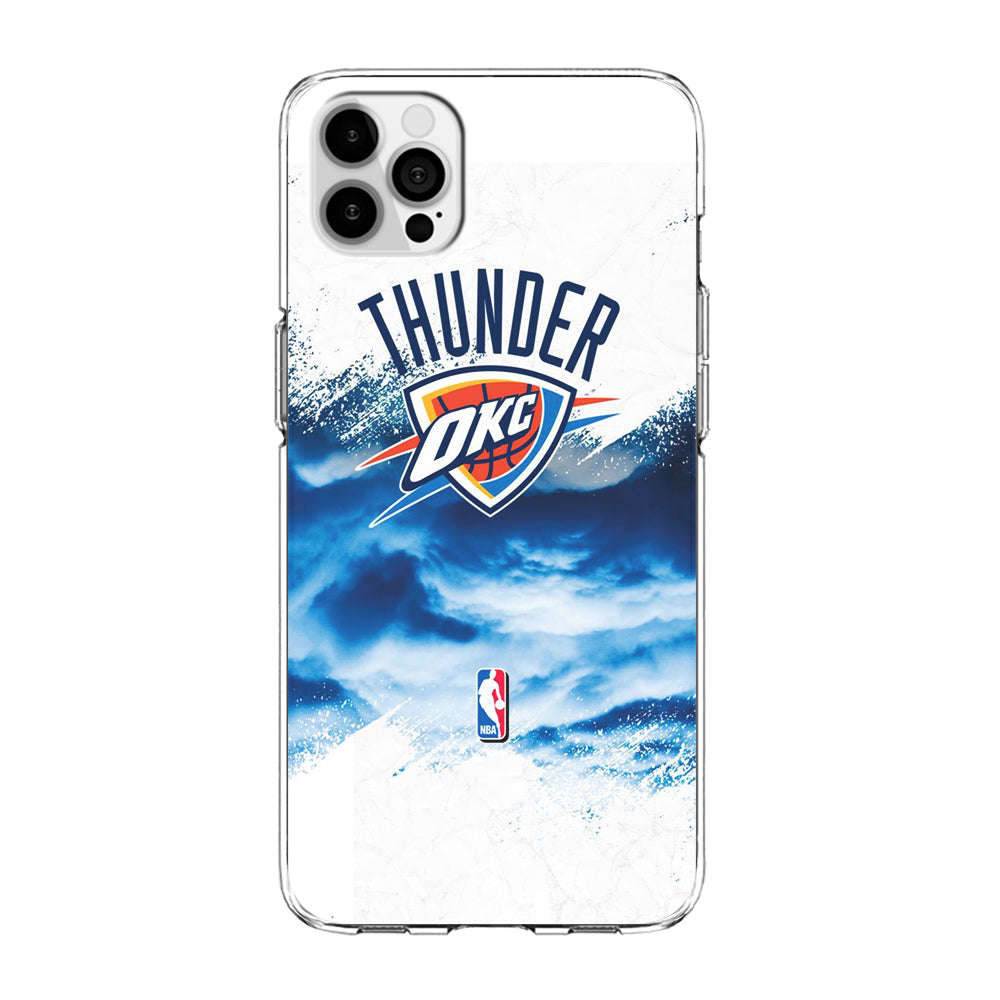 NBA Thunder Basketball 002 iPhone 15 Pro Max Case-Phone Case-Clear Soft Case-Altracase