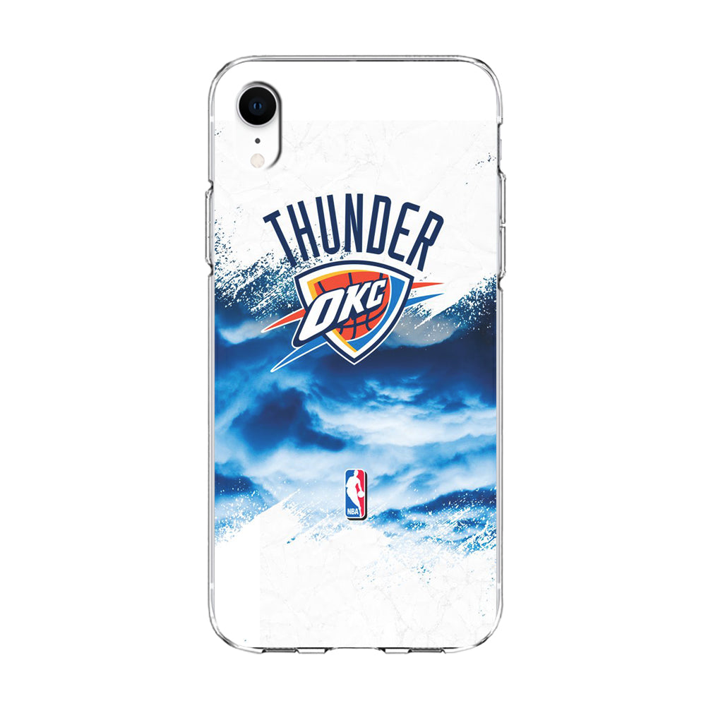 NBA Thunder Basketball 002 iPhone XR Case-Phone Case-Clear Soft Case-Altracase