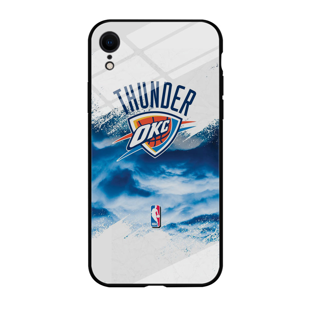 NBA Thunder Basketball 002 iPhone XR Case-Phone Case-Tempered Glass Case-Altracase