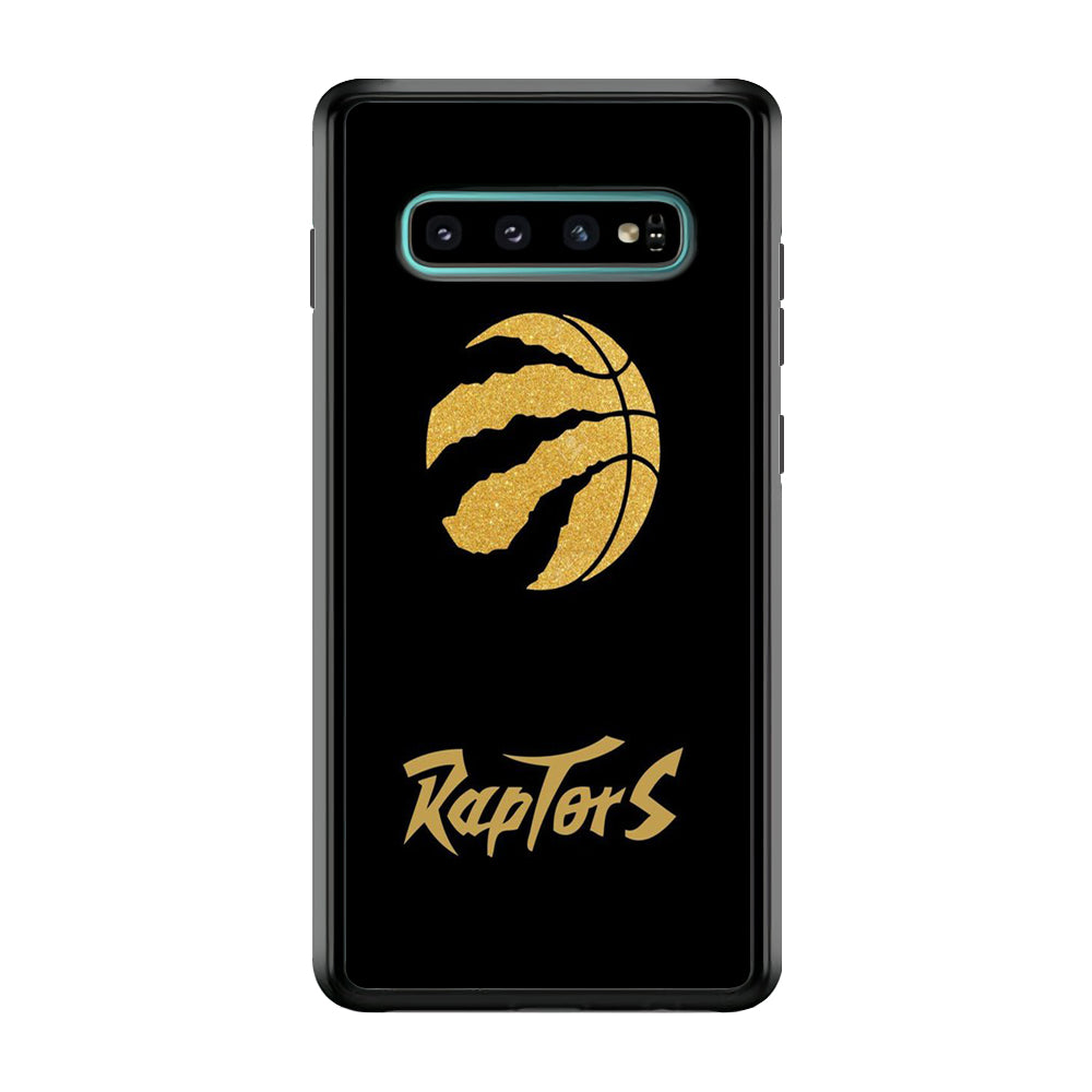 NBA Toronto Raptors Basketball 001 Samsung Galaxy S10 Case-Phone Case-Rubber Black (2D Case)-Altracase