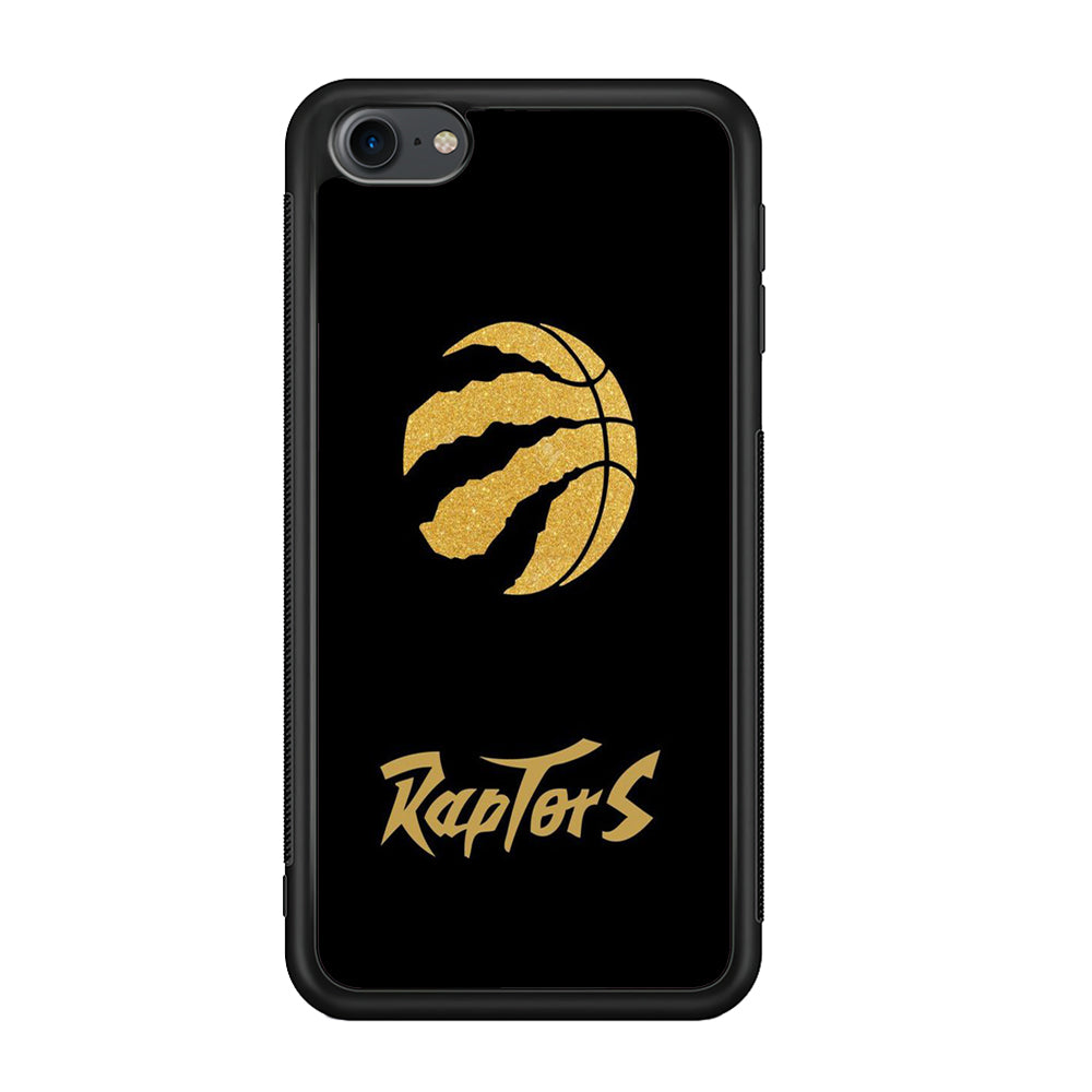NBA Toronto Raptors Basketball 001 iPod Touch 6 Case-Phone Case-Rubber Black (2D Case)-Altracase
