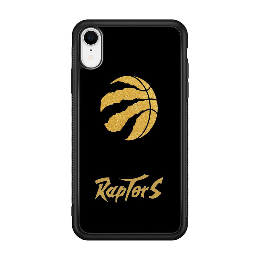 NBA Toronto Raptors Basketball 001 iPhone XR Case-Phone Case-Rubber Black (2D Case)-Altracase