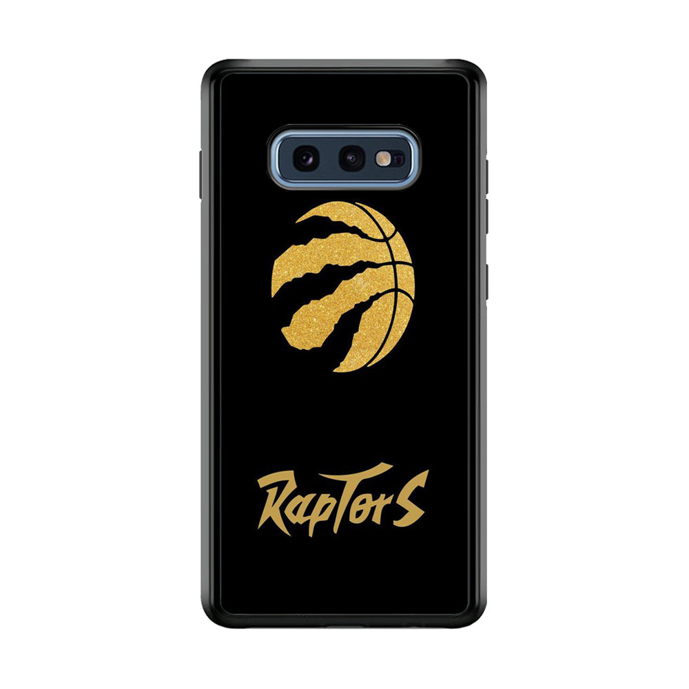 NBA Toronto Raptors Basketball 001 Samsung Galaxy S10E Case-Phone Case-Rubber Black (2D Case)-Altracase