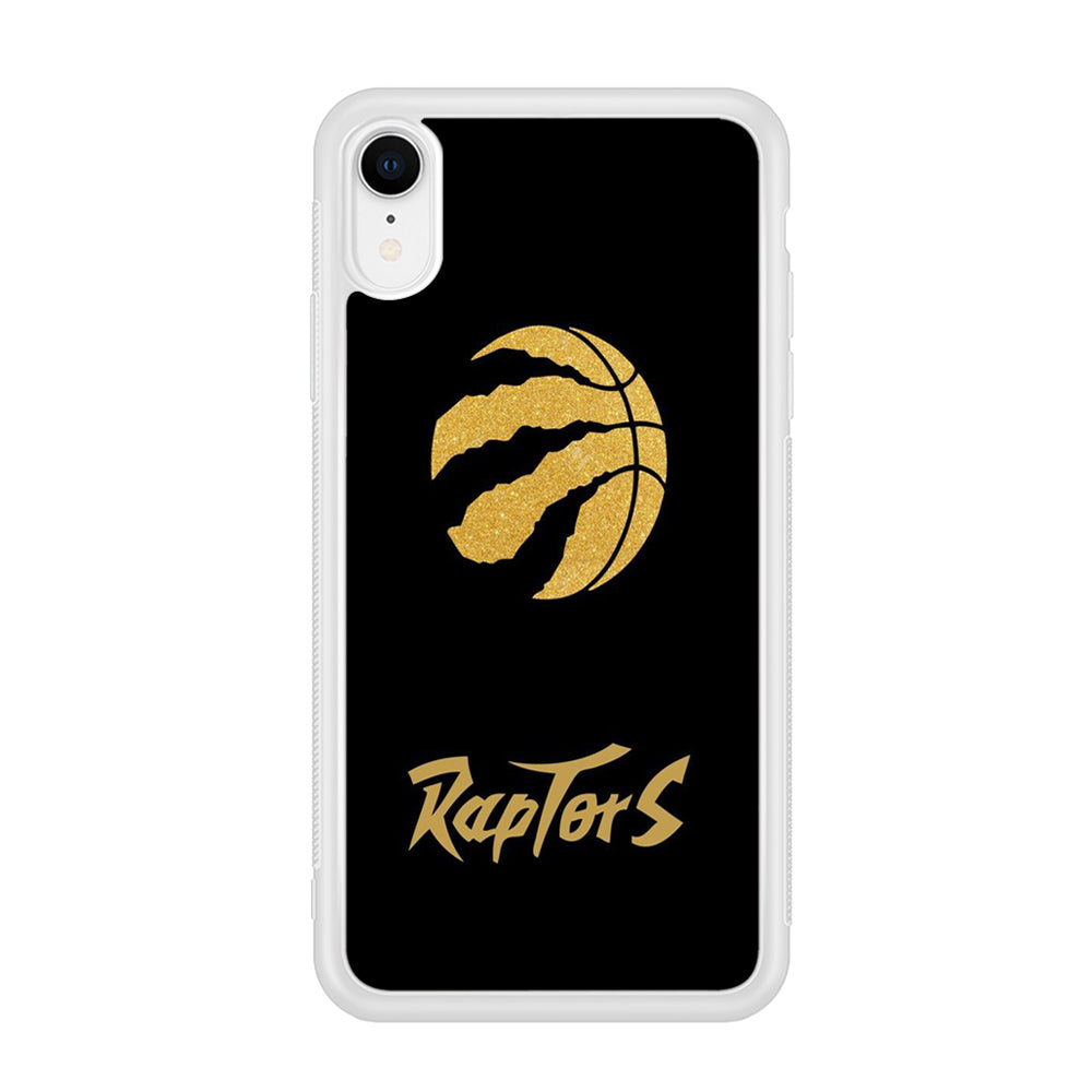 NBA Toronto Raptors Basketball 001 iPhone XR Case-Phone Case-Rubber White (2D Case)-Altracase