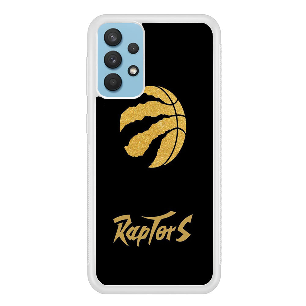 NBA Toronto Raptors Basketball 001 Samsung Galaxy A32 Case-Phone Case-Rubber White (2D Case)-Altracase