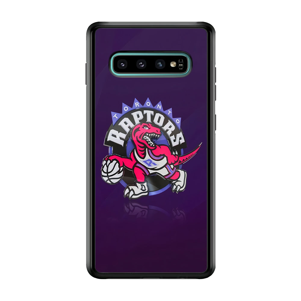 NBA Toronto Raptors Basketball 002 Samsung Galaxy S10 Case-Phone Case-Rubber Black (2D Case)-Altracase