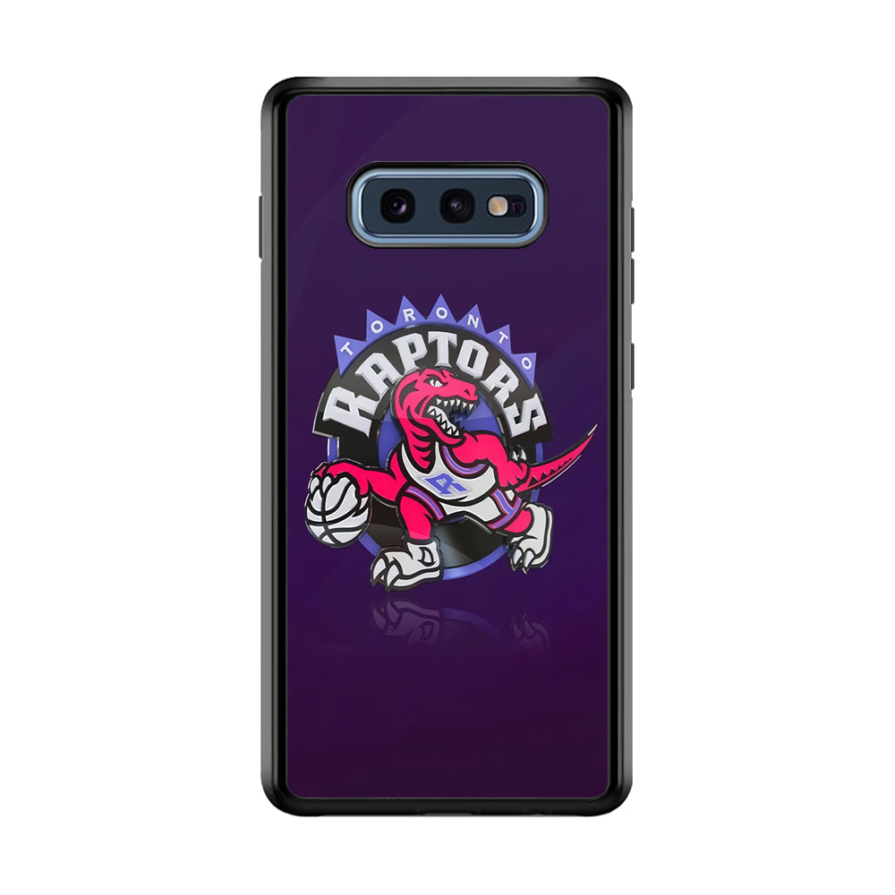 NBA Toronto Raptors Basketball 002 Samsung Galaxy S10E Case-Phone Case-Rubber Black (2D Case)-Altracase