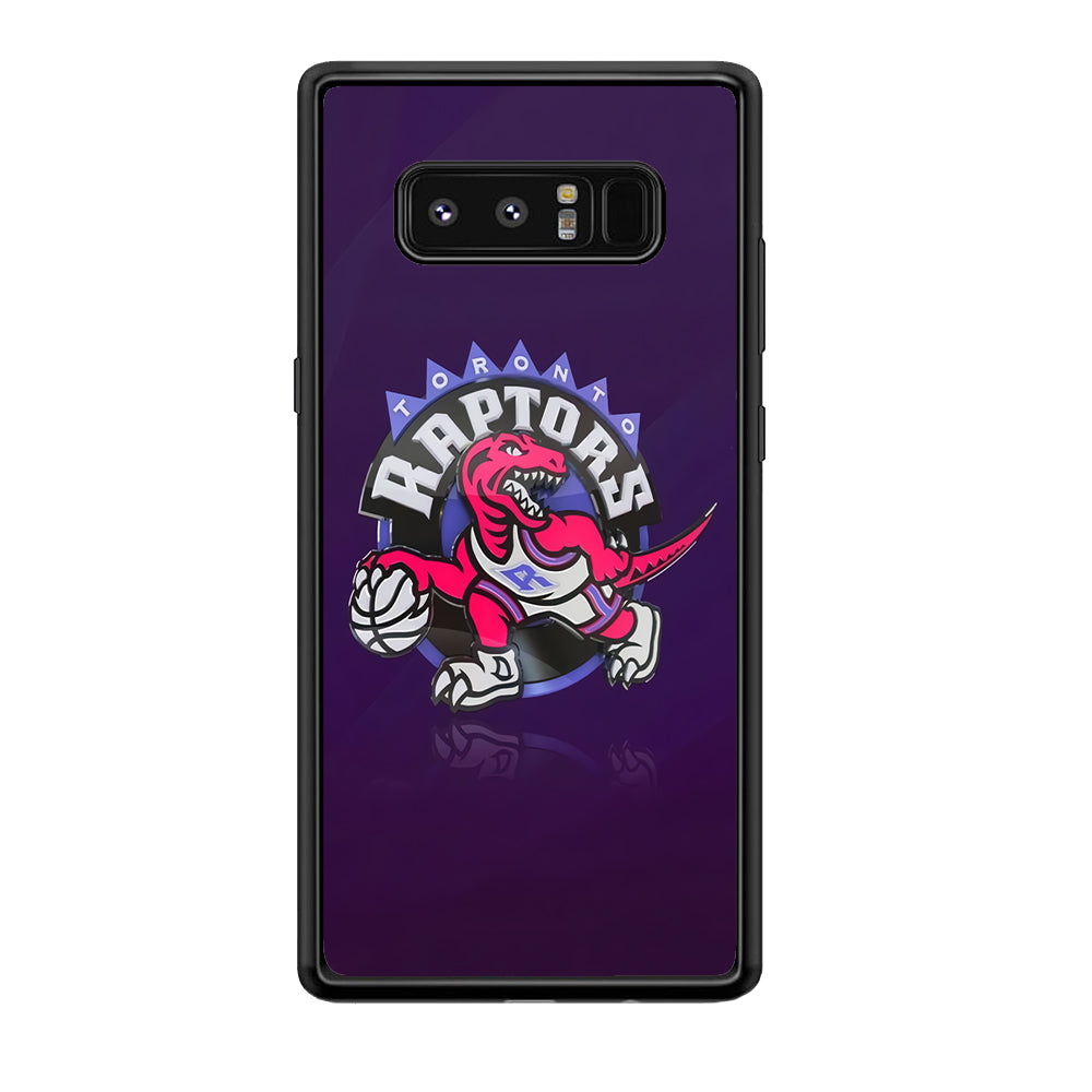 NBA Toronto Raptors Basketball 002 Samsung Galaxy Note 8 Case-Phone Case-Rubber Black (2D Case)-Altracase