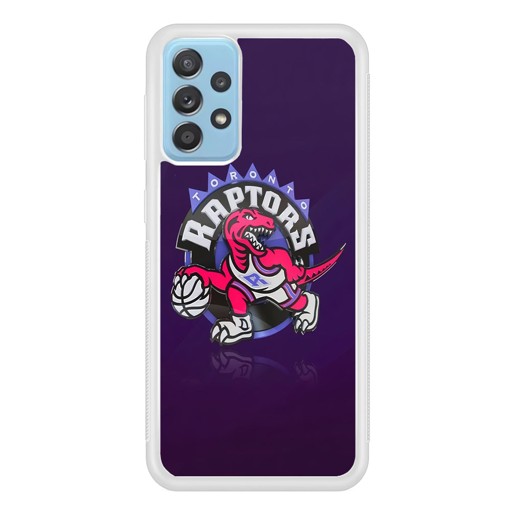 NBA Toronto Raptors Basketball 002 Samsung Galaxy A72 Case-Phone Case-Rubber White (2D Case)-Altracase