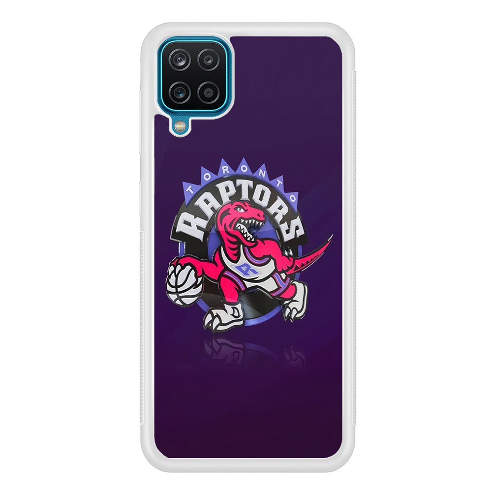 NBA Toronto Raptors Basketball 002 Samsung Galaxy A12 Case-Phone Case-Rubber White (2D Case)-Altracase