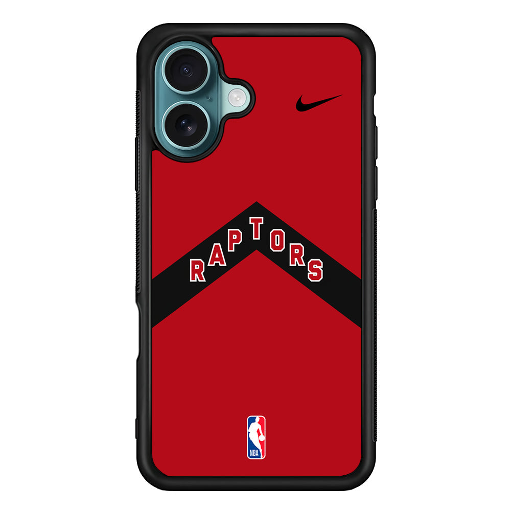 NBA Toronto Raptors Red Nike iPhone 16 Plus Case - Altracase