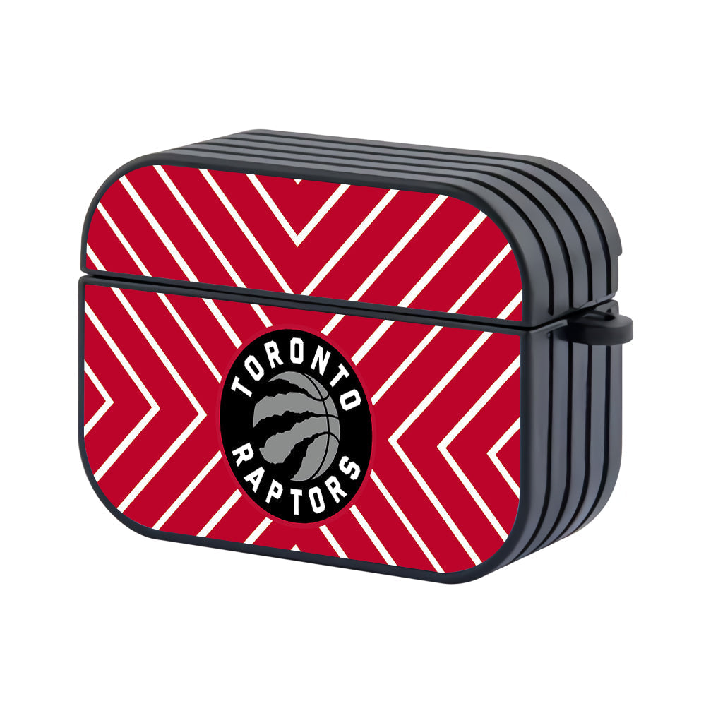 NBA Toronto Raptors Red Shapes Apple AirPods Pro 3 Case-AirPods Pro 3 Case-Altracase