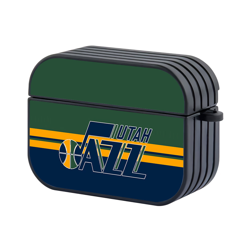 NBA Utah Jazz Stripe Apple AirPods Pro 3 Case-AirPods Pro 3 Case-Altracase
