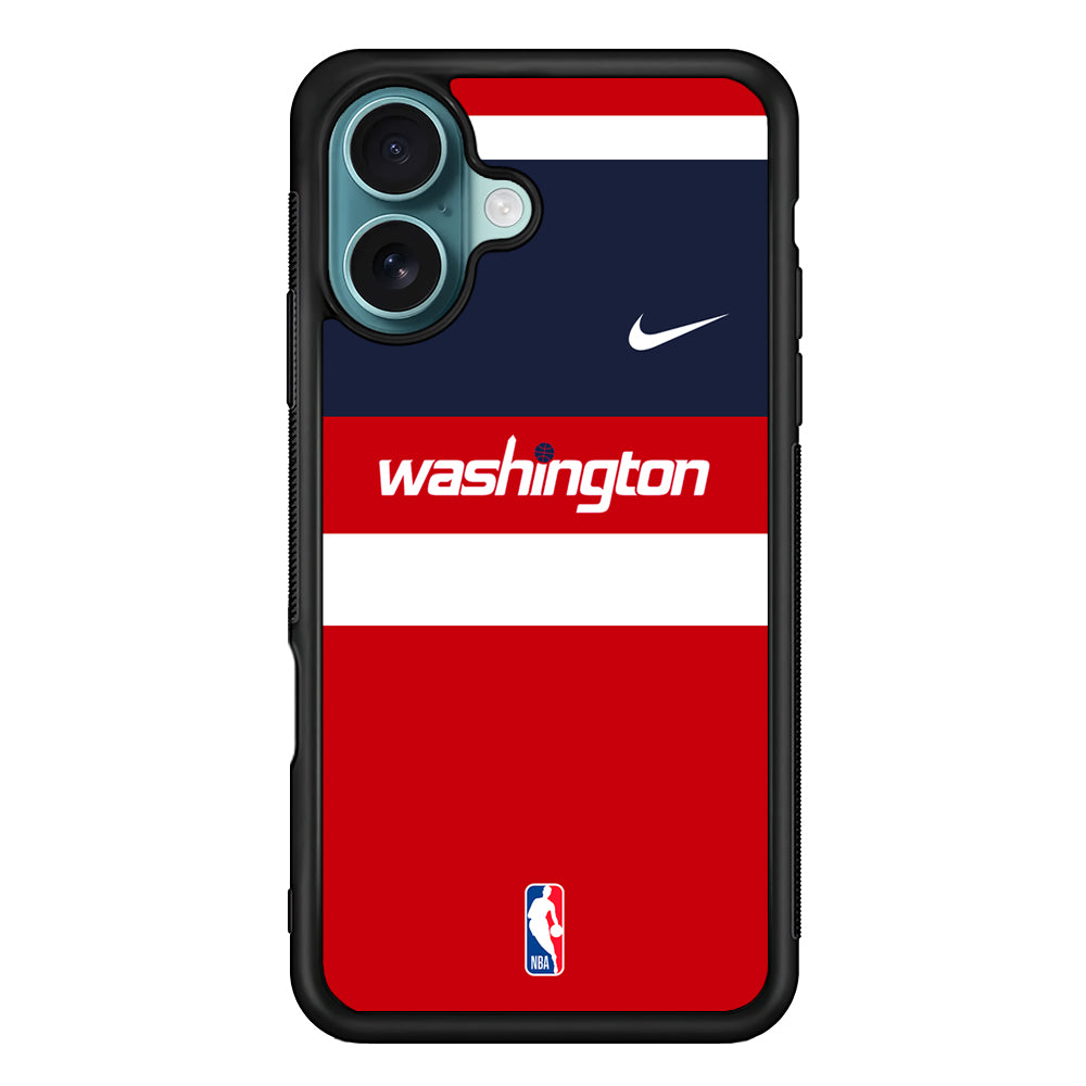 NBA Washington Wizards Red Nike iPhone 16 Case - Altracase