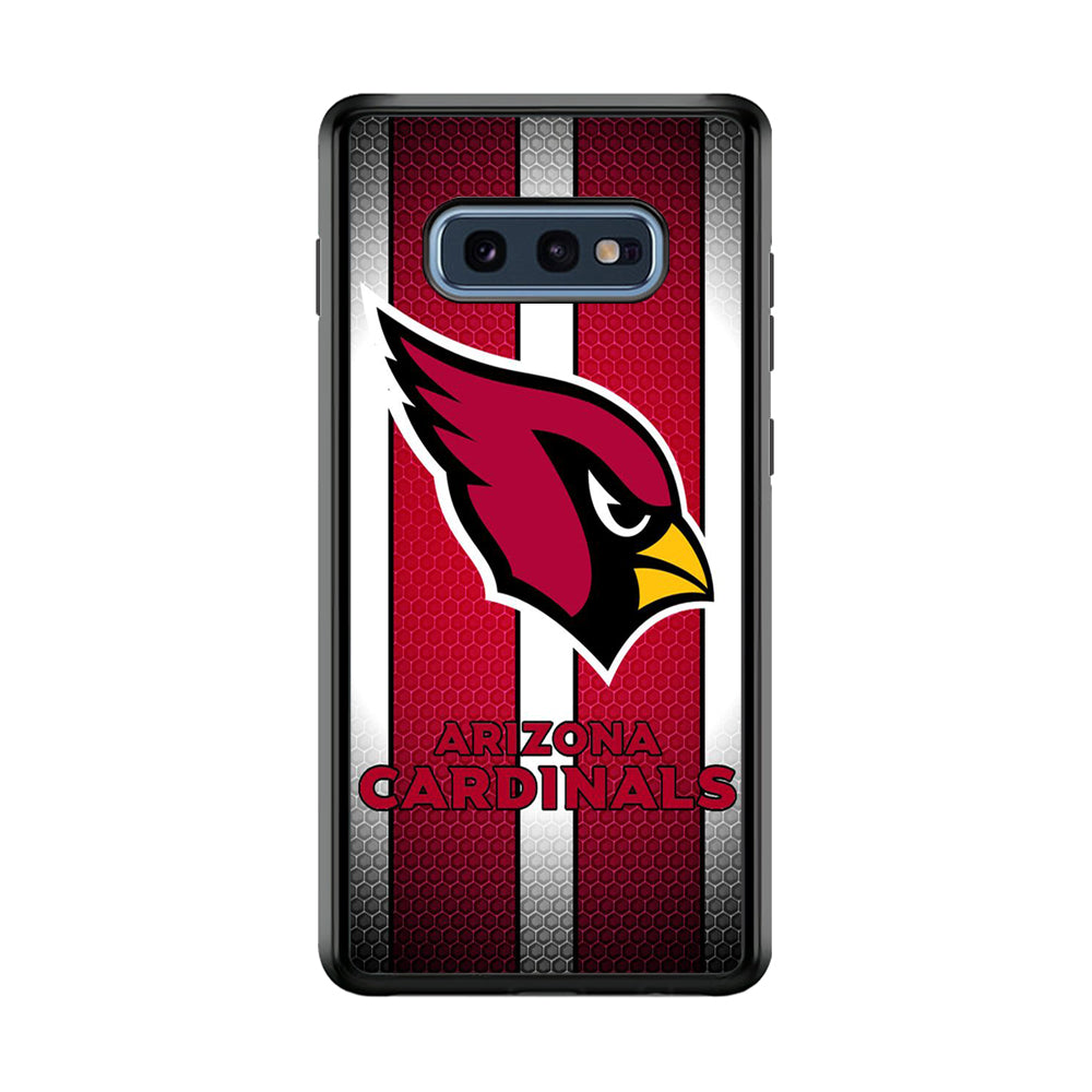 NFL Arizona Cardinals 001 Samsung Galaxy S10E Case-Phone Case-Rubber Black (2D Case)-Altracase