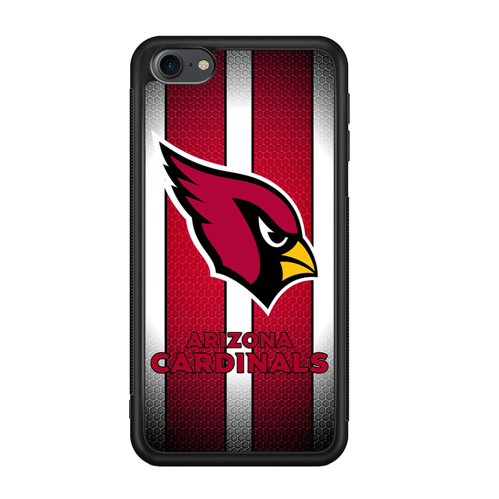 NFL Arizona Cardinals 001 iPod Touch 6 Case-Phone Case-Rubber White (2D Case)-Altracase