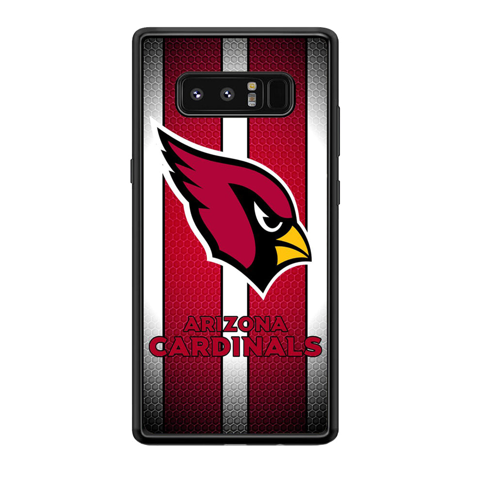 NFL Arizona Cardinals 001 Samsung Galaxy Note 8 Case-Phone Case-Rubber Black (2D Case)-Altracase