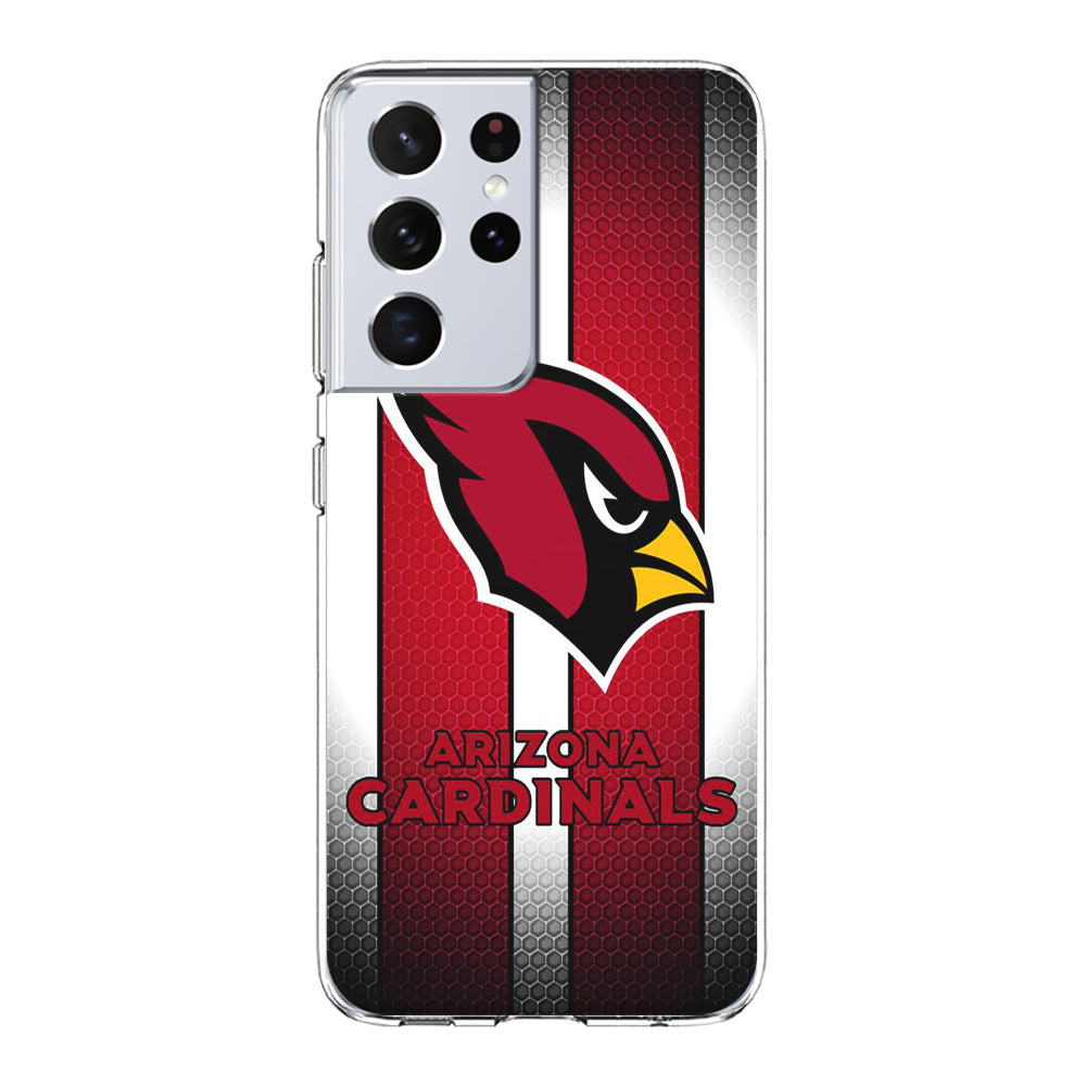 NFL Arizona Cardinals 001 Samsung Galaxy S21 Ultra Case-Phone Case-Clear Soft Case-Altracase