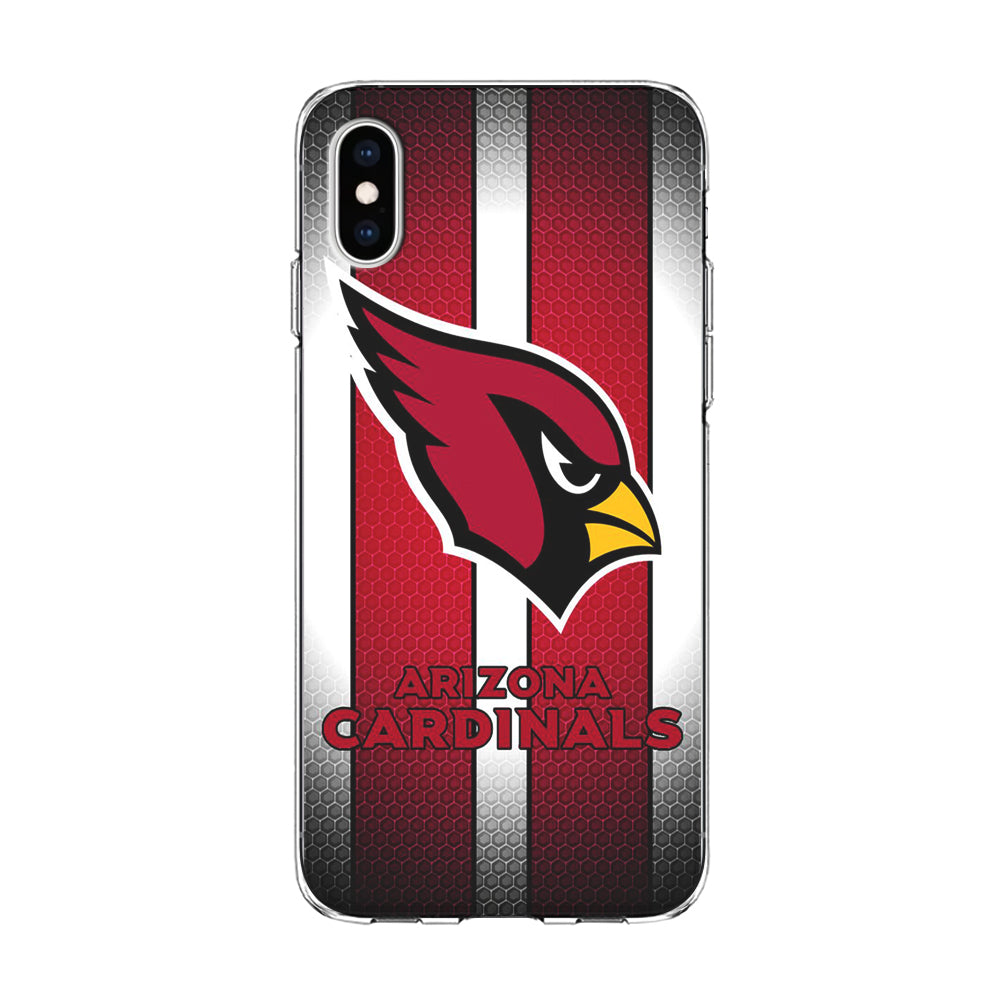 NFL Arizona Cardinals 001 iPhone Xs Case-Phone Case-Clear Soft Case-Altracase