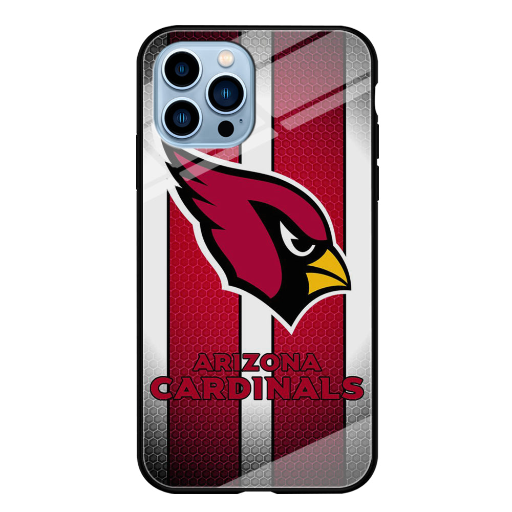 NFL Arizona Cardinals 001 iPhone 15 Pro Max Case-Phone Case-Tempered Glass Case-Altracase