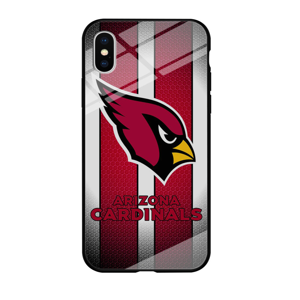 NFL Arizona Cardinals 001 iPhone Xs Case-Phone Case-Tempered Glass Case-Altracase