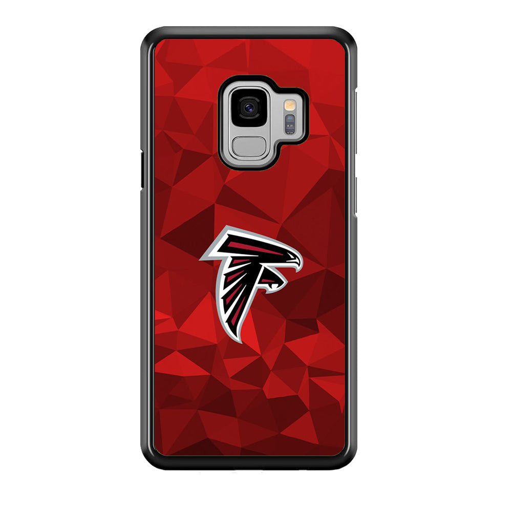 NFL Atlanta Falcons 001 Samsung Galaxy S9 Case-Phone Case-Rubber Black (2D Case)-Altracase