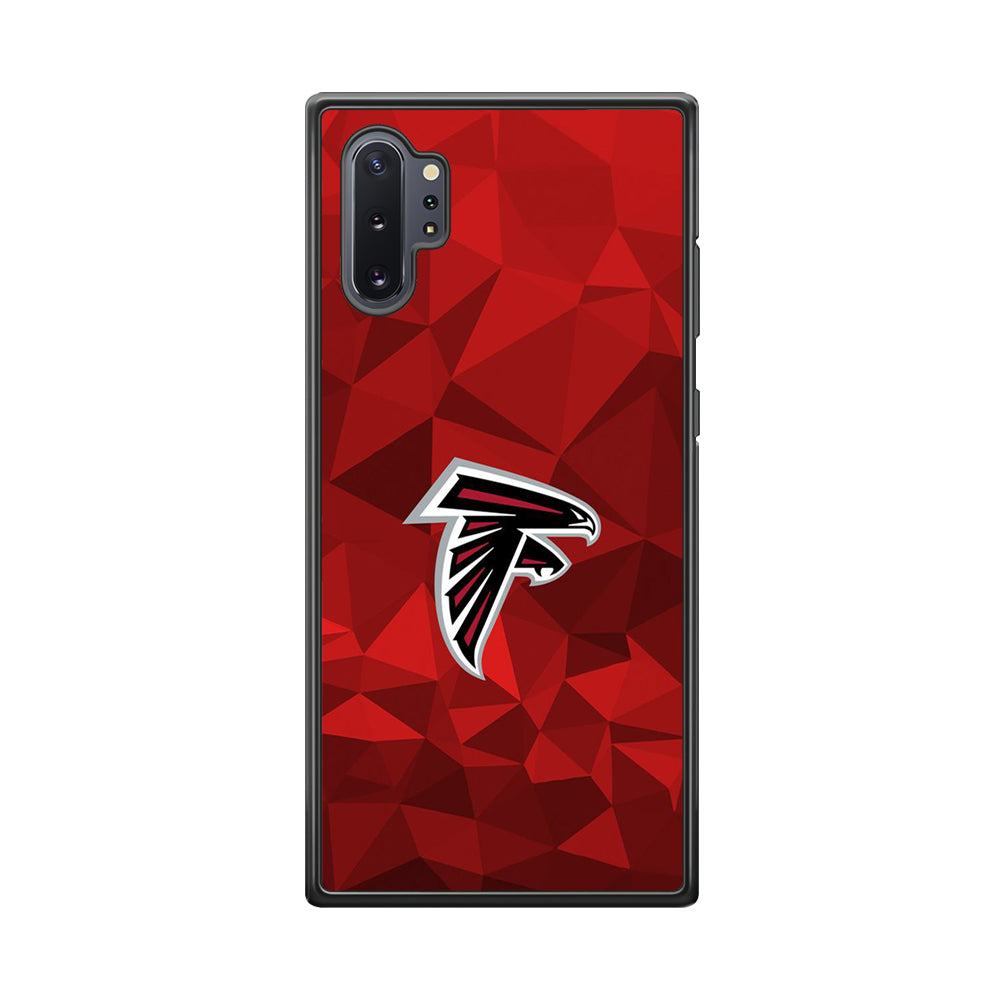 NFL Atlanta Falcons 001 Samsung Galaxy Note 10 Plus Case-Phone Case-Rubber Black (2D Case)-Altracase