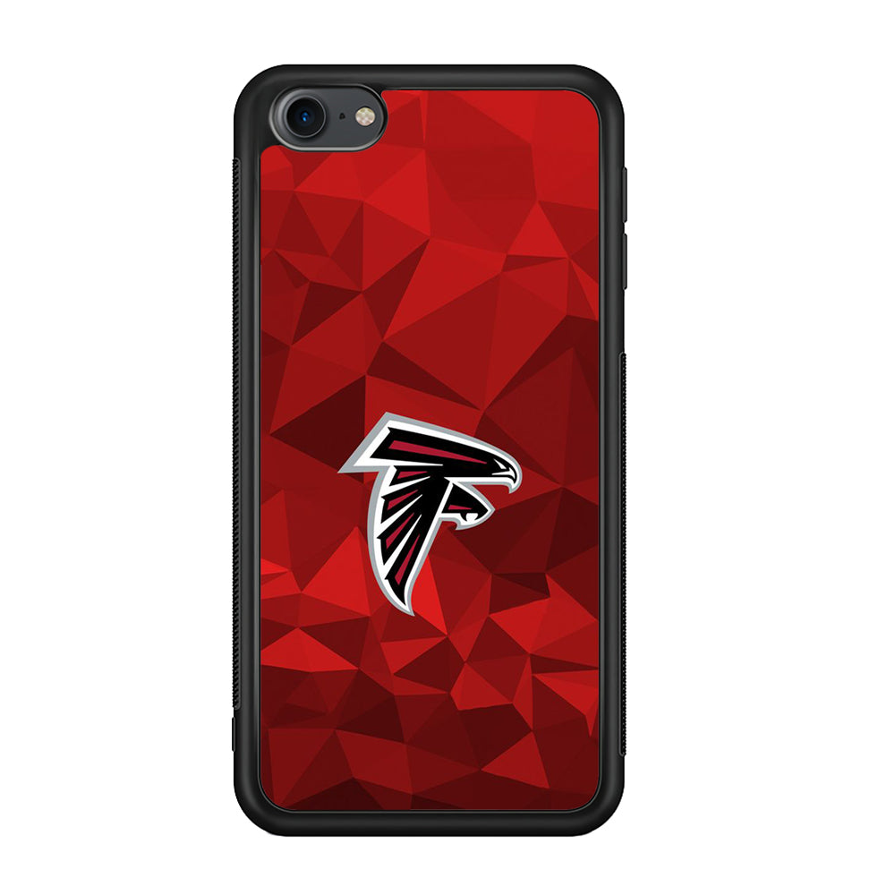 NFL Atlanta Falcons 001 iPod Touch 6 Case-Phone Case-Rubber White (2D Case)-Altracase