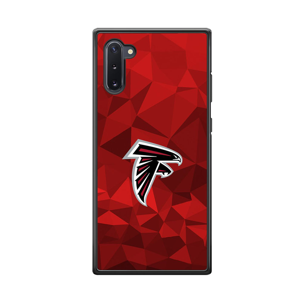 NFL Atlanta Falcons 001 Samsung Galaxy Note 10 Case-Phone Case-Rubber Black (2D Case)-Altracase