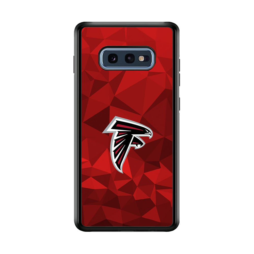 NFL Atlanta Falcons 001 Samsung Galaxy S10E Case-Phone Case-Rubber Black (2D Case)-Altracase