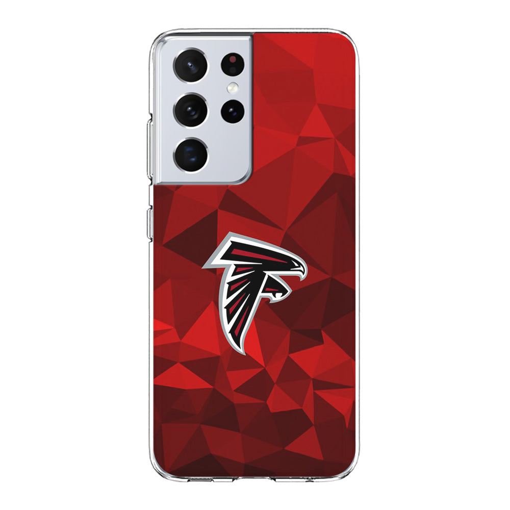 NFL Atlanta Falcons 001 Samsung Galaxy S21 Ultra Case-Phone Case-Clear Soft Case-Altracase