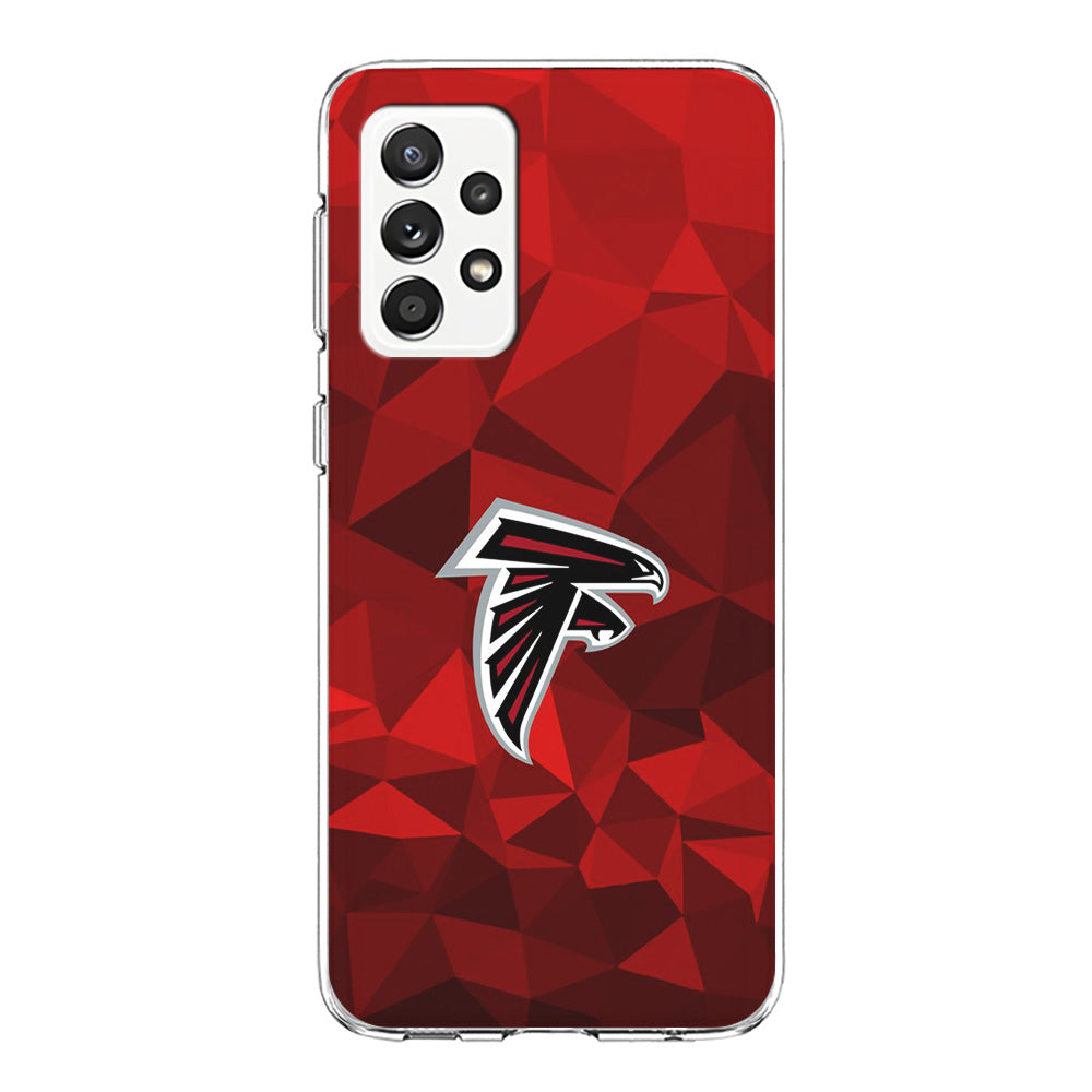 NFL Atlanta Falcons 001 Samsung Galaxy A72 Case-Phone Case-Clear Soft Case-Altracase