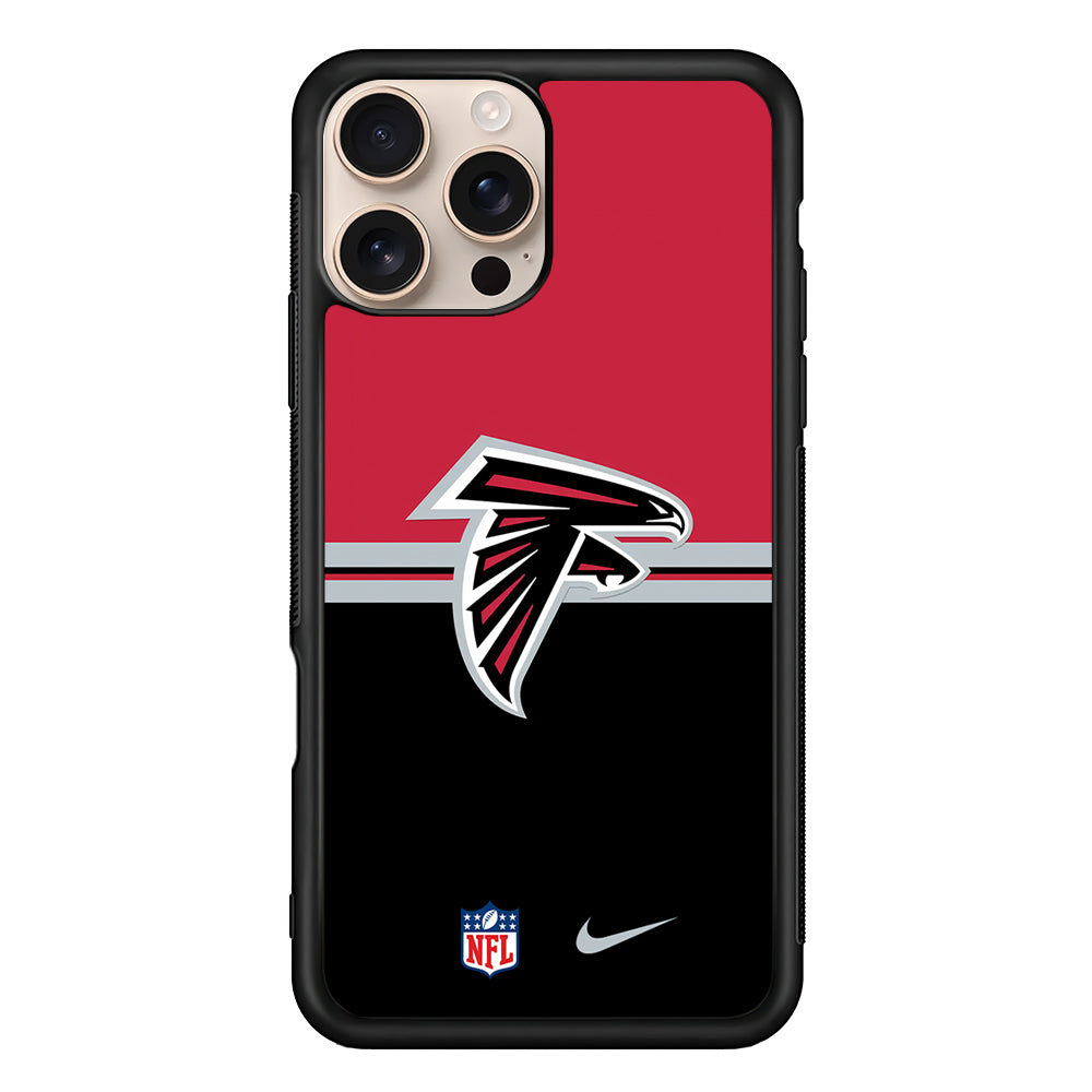 NFL Atlanta Falcons Black Nike iPhone 16 Pro Case - Altracase