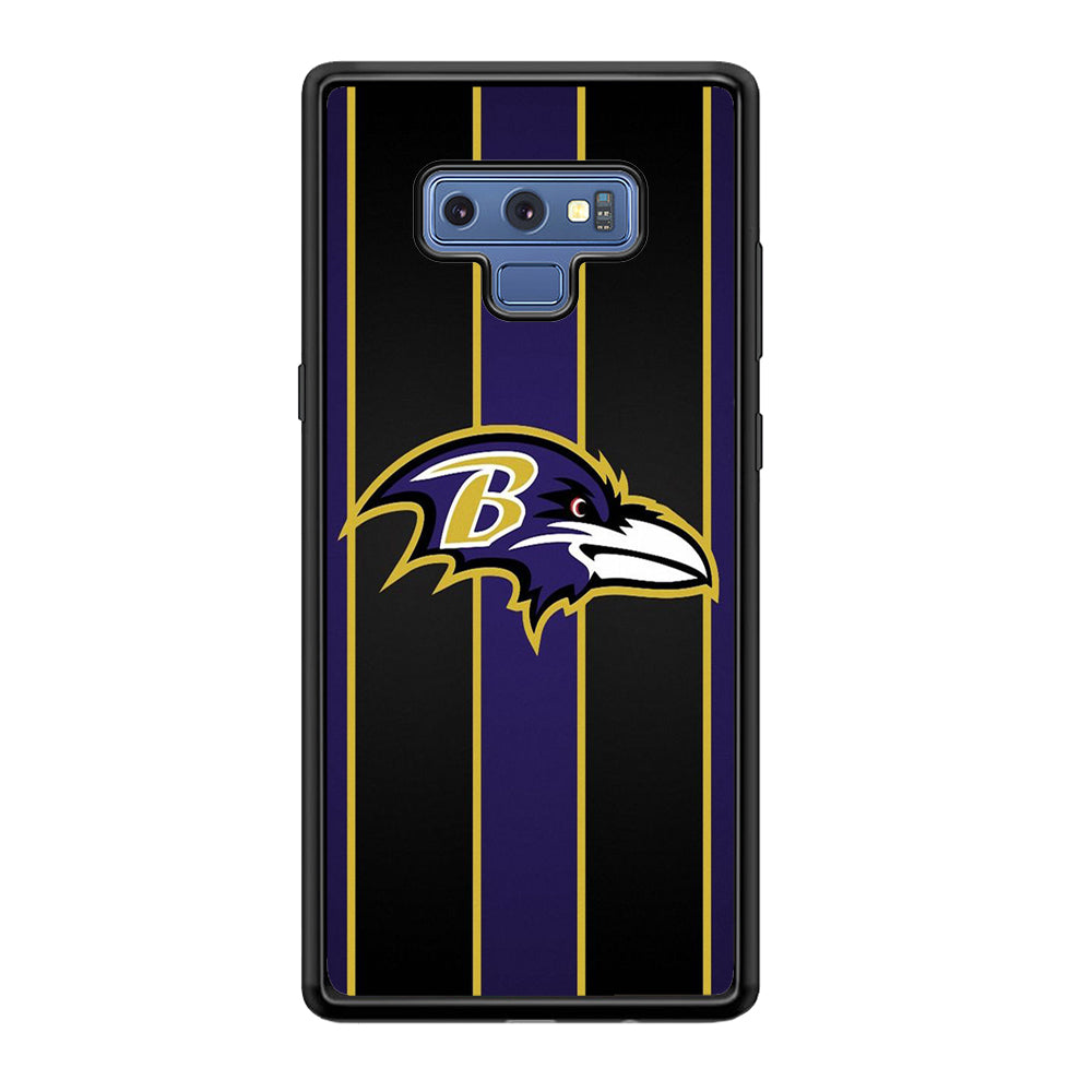 NFL Baltimore Ravens 001 Samsung Galaxy Note 9 Case-Phone Case-Tempered Glass Case-Altracase