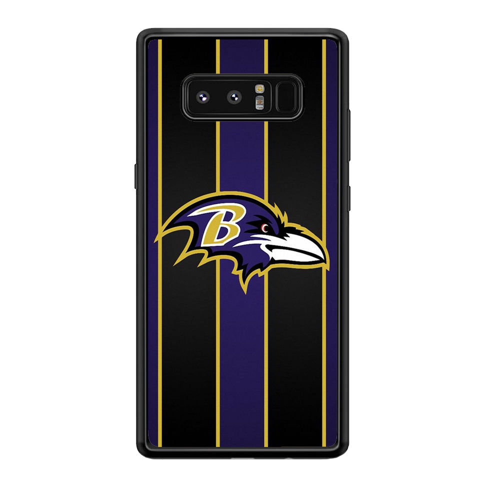 NFL Baltimore Ravens 001 Samsung Galaxy Note 8 Case-Phone Case-Tempered Glass Case-Altracase