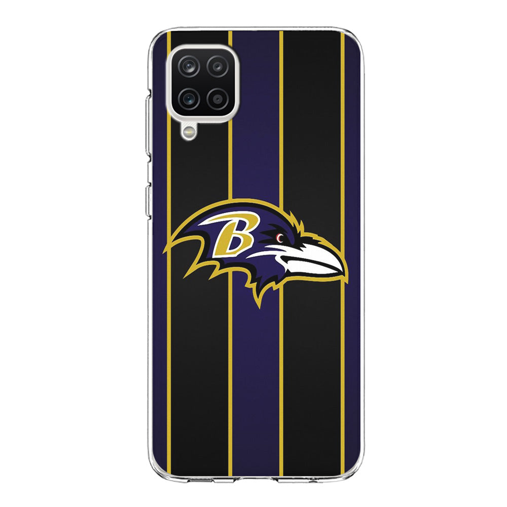 NFL Baltimore Ravens 001 Samsung Galaxy A12 Case-Phone Case-Clear Soft Case-Altracase